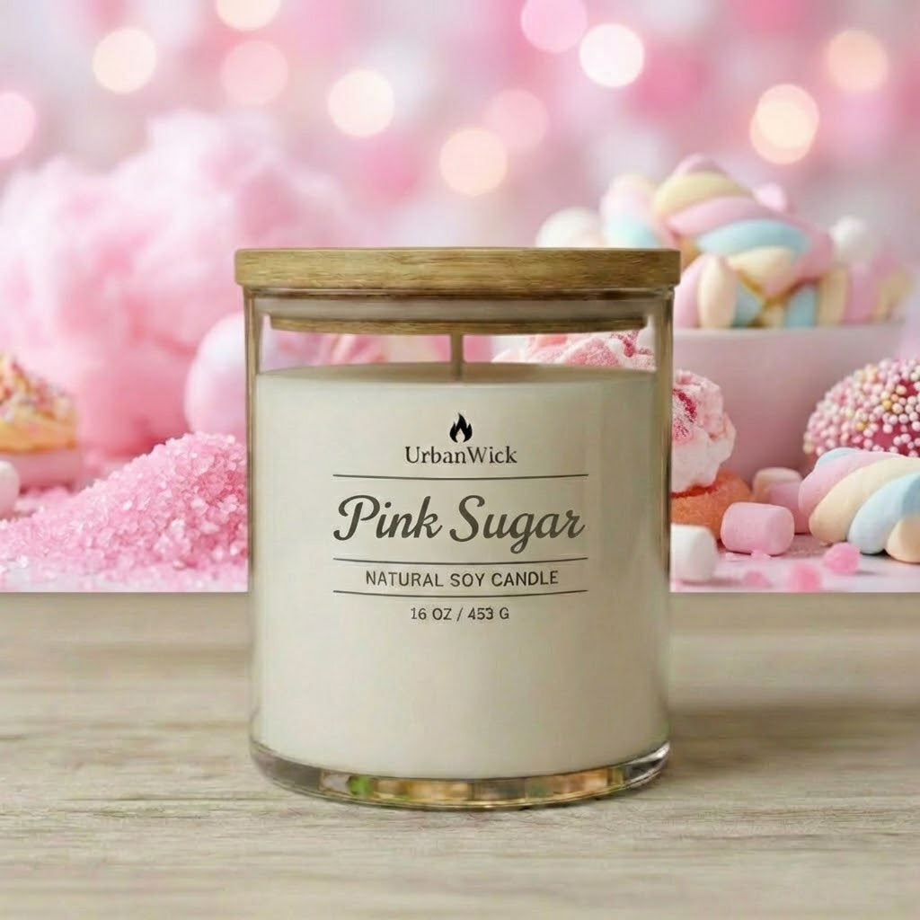 Pink Sugar Soy Candle